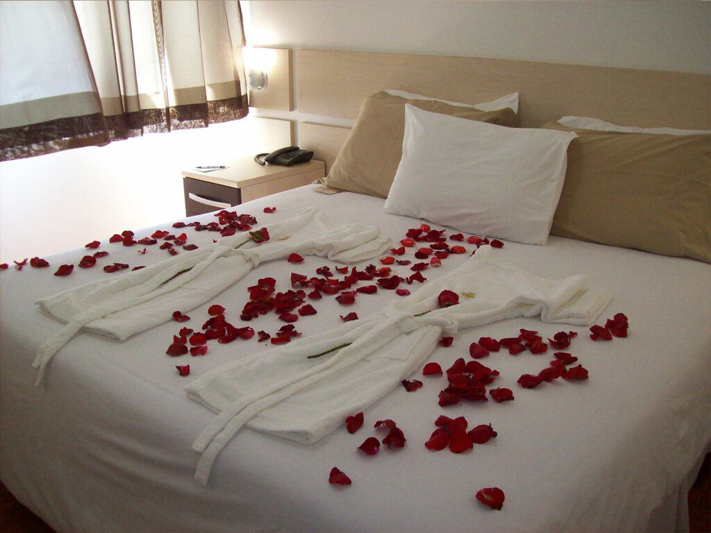 quarto de núpcias Hotel Estância Pilar